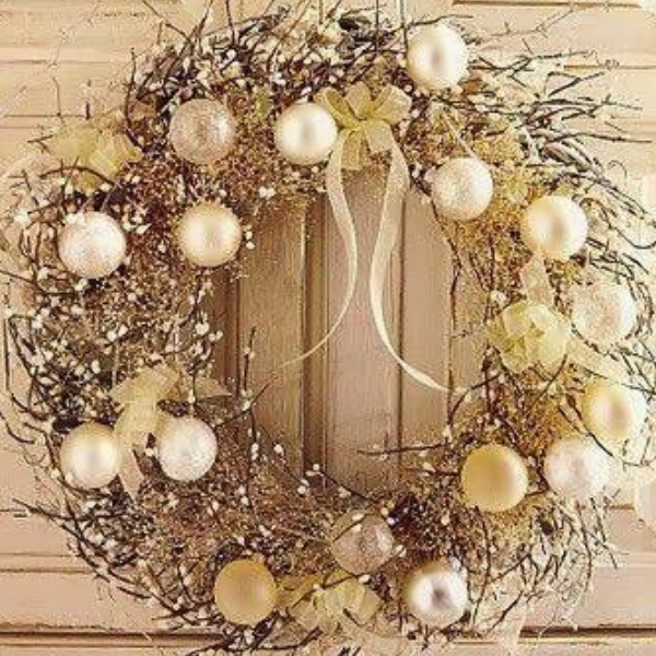 modelos guirlandas de natal galhos