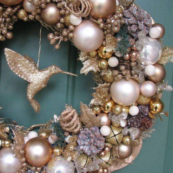 modelos guirlandas de natal pedras