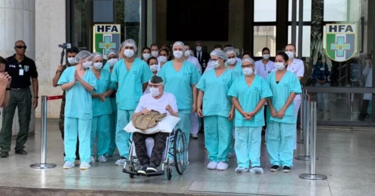 homem mais velho a se curar de covid no brasil