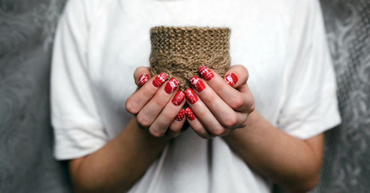 unhas decoradas simples