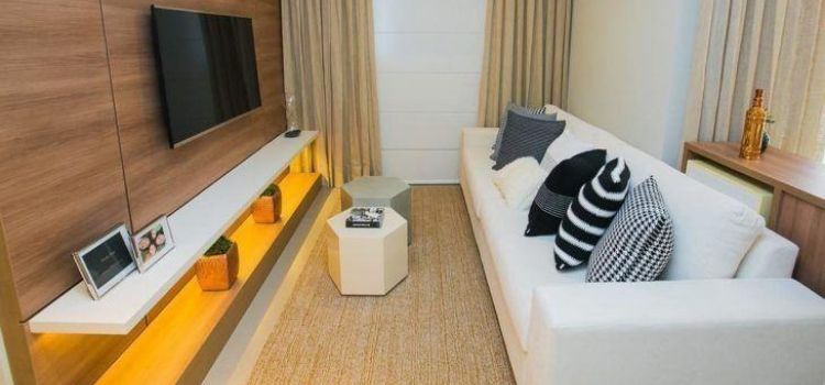 sala com iluminaçao indireta