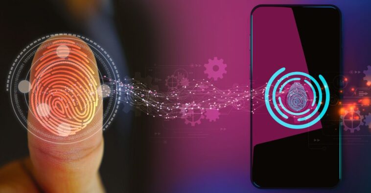 impressão digital do Samsung Galaxy