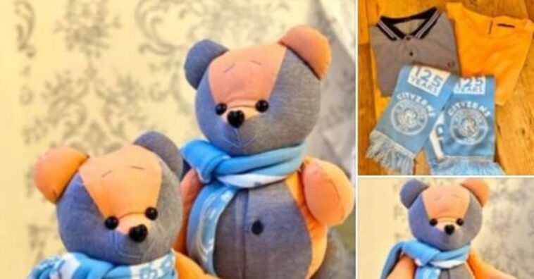 jovem cria ursos de lembrança