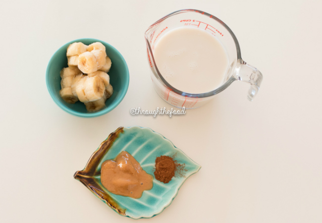 lanches saudáveis vitamina de banana