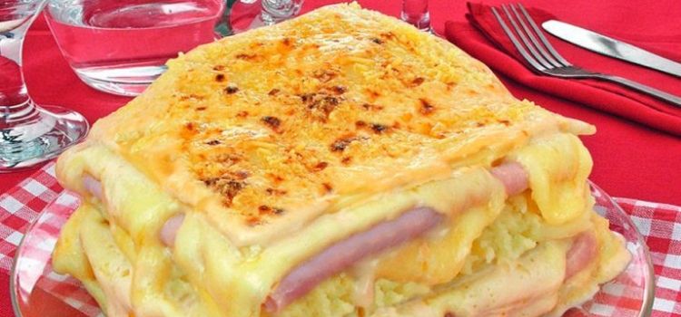 receita de lasanha de batata molho branco