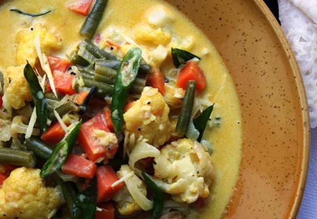 receita de legumes com curry