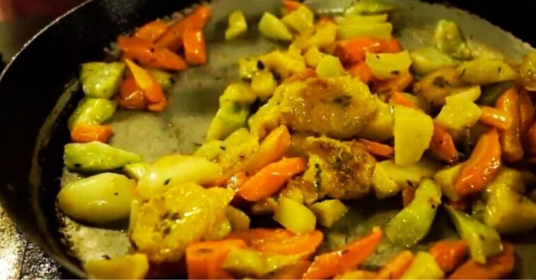 legumes salteados chef ravioli