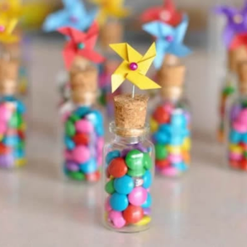 ideia lembrancinhas de aniversario confeti