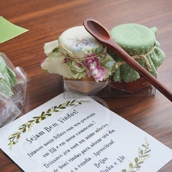 ideias de lembrancinhas de casamento compota
