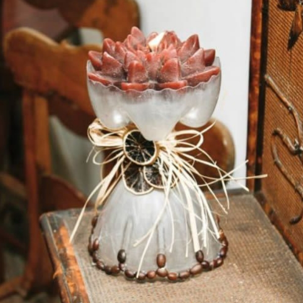 ideia lembrancinhas de natal com garrafa pet vela