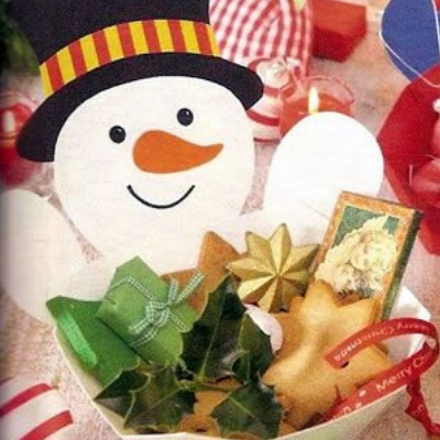 ideia lembrancinhas de natal em eva cesta