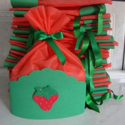 ideia lembrancinhas de natal em eva saquinho