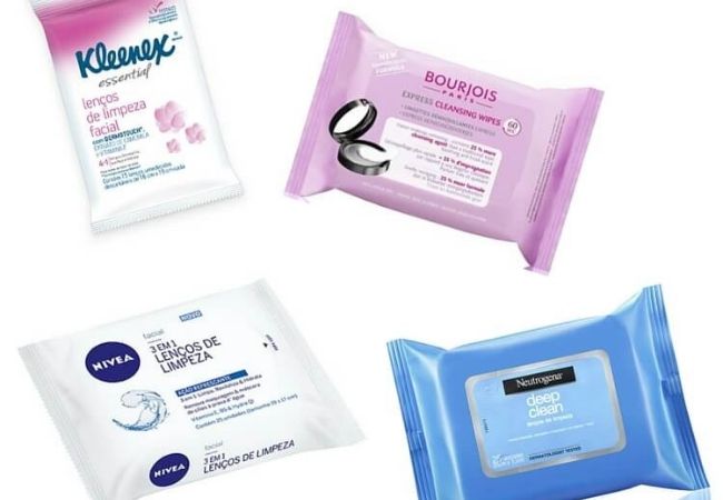 lenço demaquilante para rosto