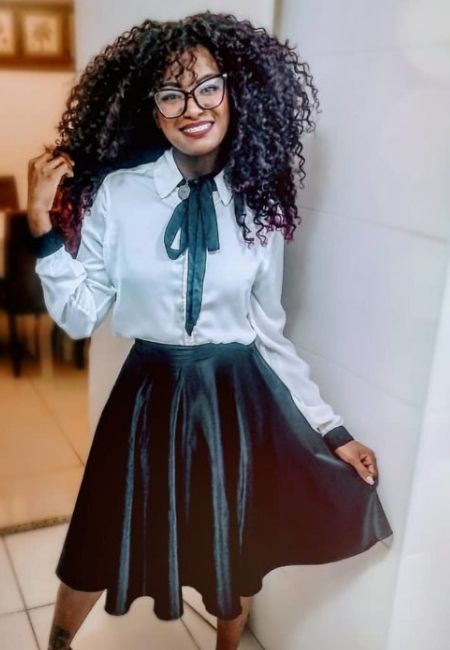 lenço com camisa gola