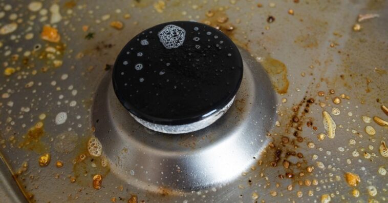 limpar boca de fogão queimada