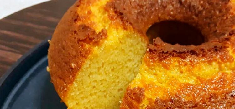 receita de bolo de fubá com laranja tradicional