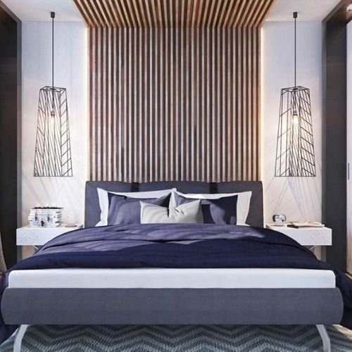 decoração de quarto de casal decorar com luminárias exuberantes