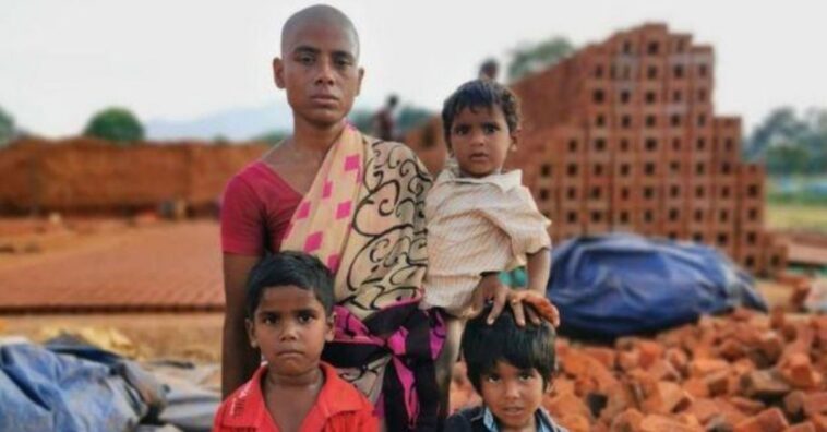 mãe que vendeu cabelo para alimentar os filhos