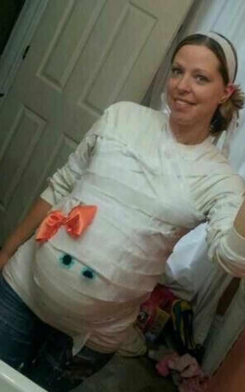 fantasias para grávida múmia 