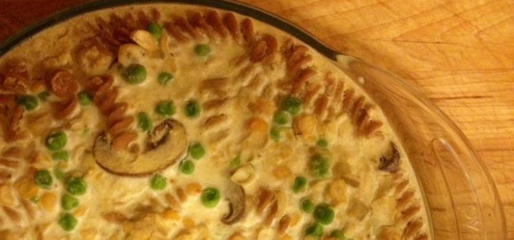 macarrão vegano de forno