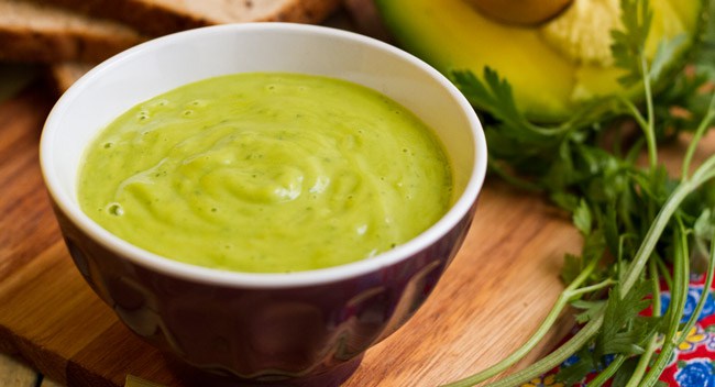 receita de maionese verde de abacate