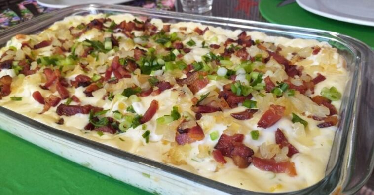 mandioca cremosa de forno