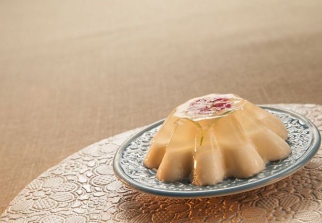 manjar branco com cachaça