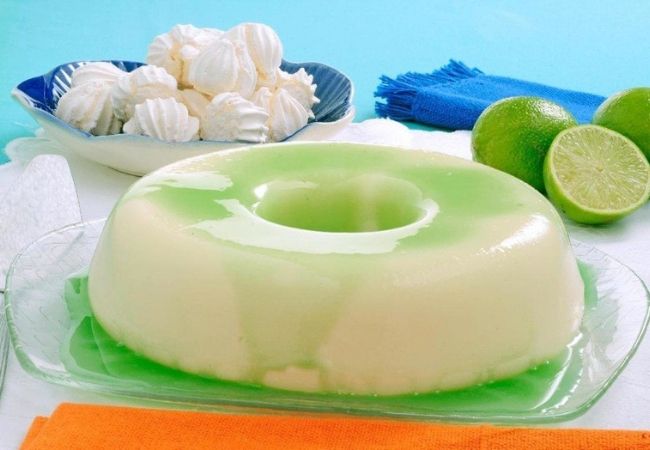 manjar branco com limão