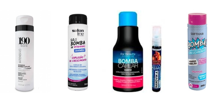 marcas de shampoo bomba