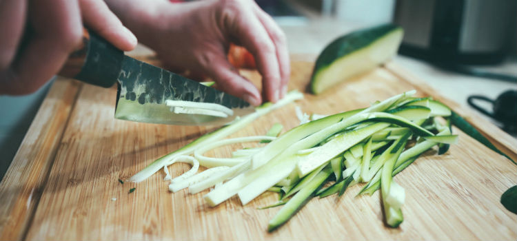 máscara de pepino para os seios