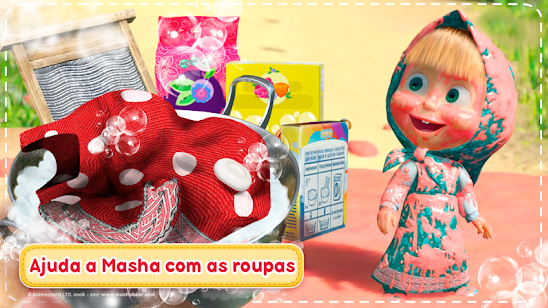 jogos de limpeza masha e o urso