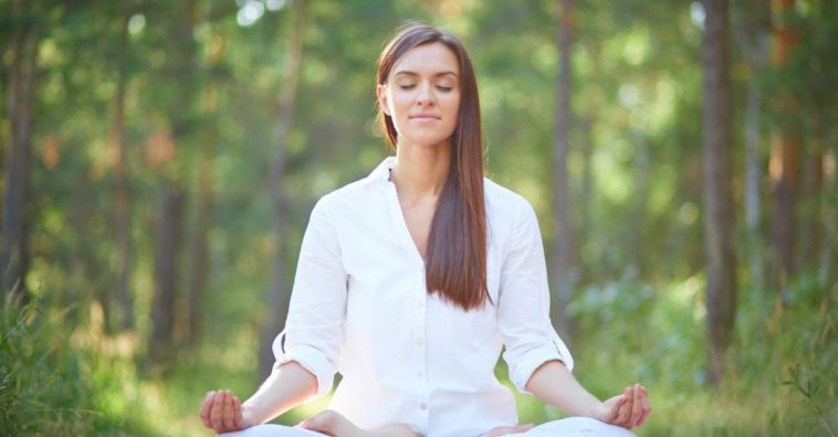 exercício de respiração