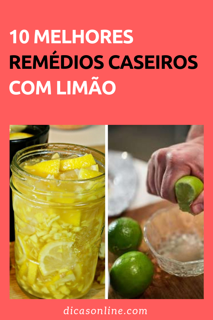 remédios caseiros com limão