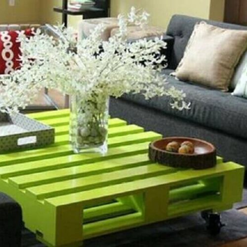 modelo mesa de centro colorida