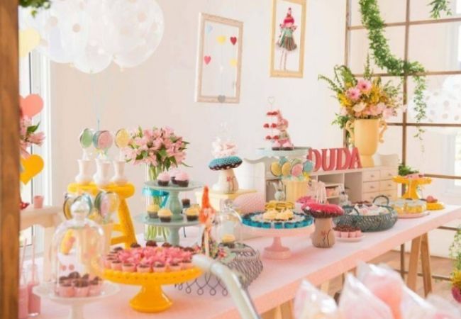 mesversário tema colorido