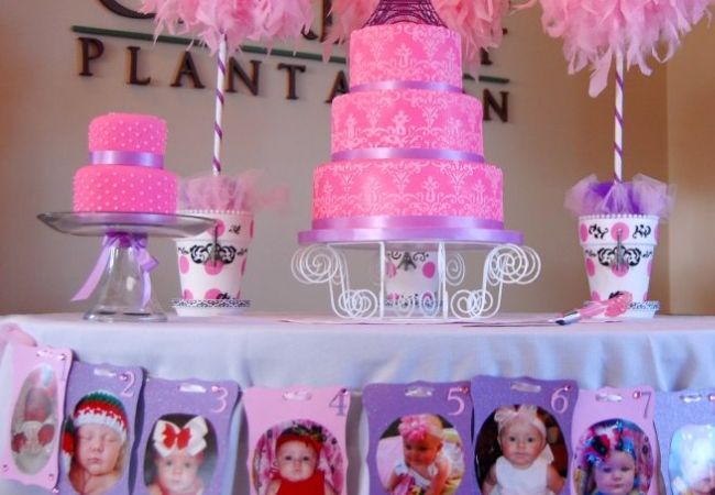 mesversário decor com fotos