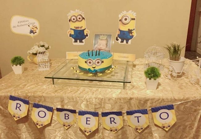 mesversário tema minions