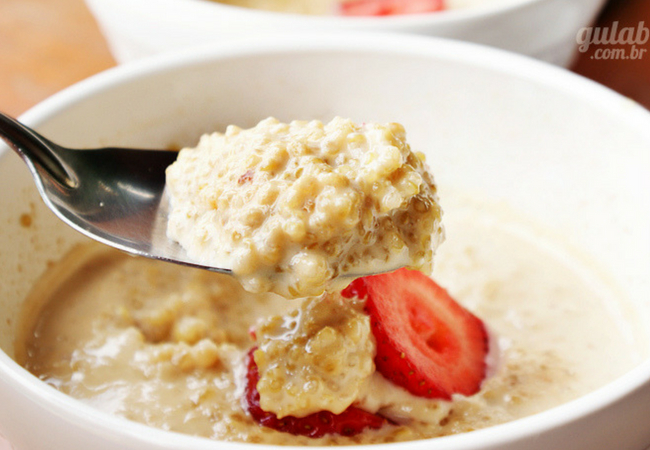 receita de mingau de quinoa