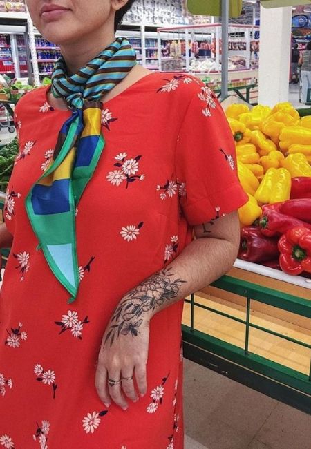 mistura de estampas e tecidos