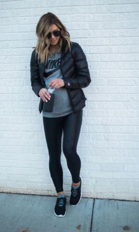 moda gestante look esportivo