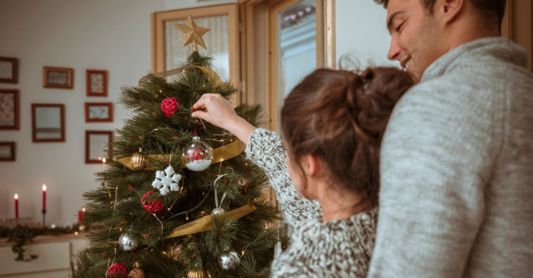 árvore de natal decorada