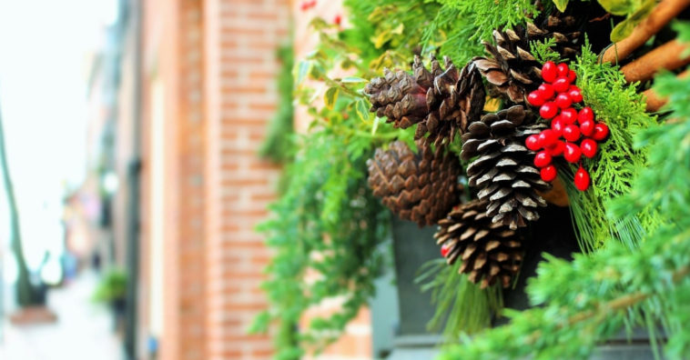 enfeites de natal para porta