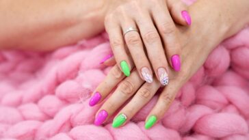 unhas para o carnaval