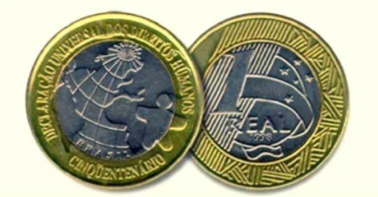 moedas de R$1 mais valiosas