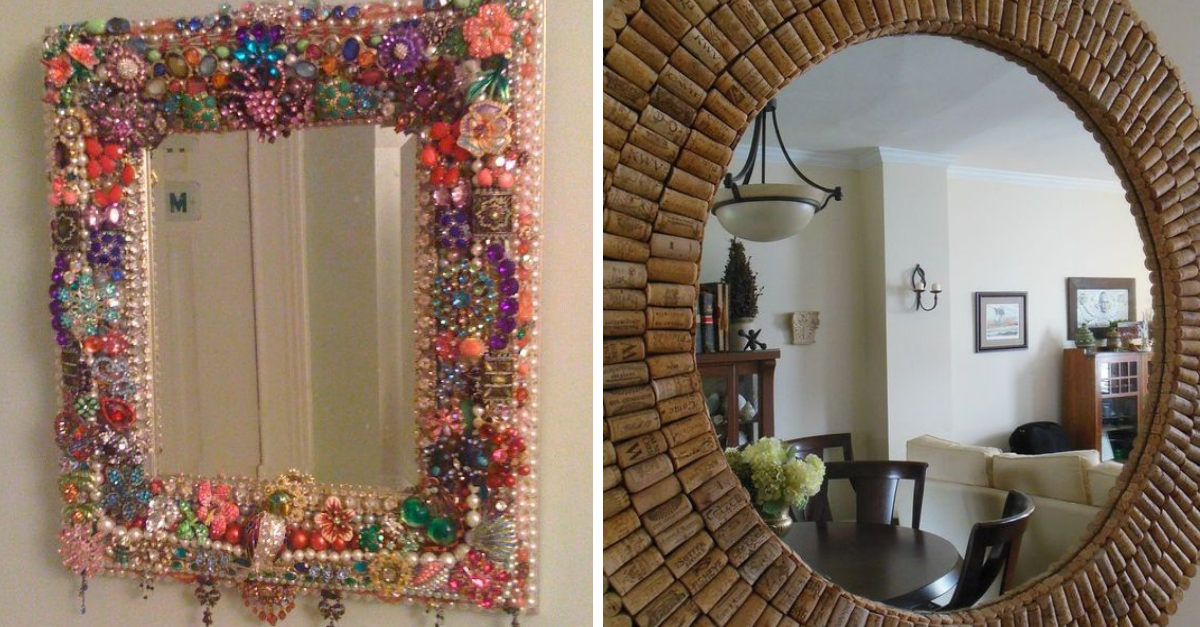 Como fazer moldura de espelho + ideias para usar na decoração
