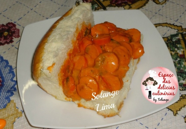 molho de cachorro-quente com requeijão