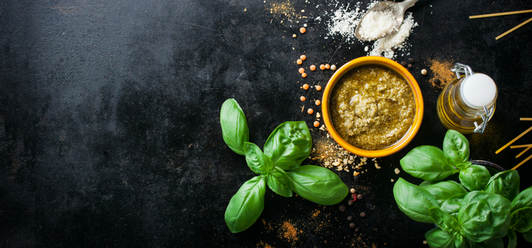 receita de molho pesto de manjericão com ricota