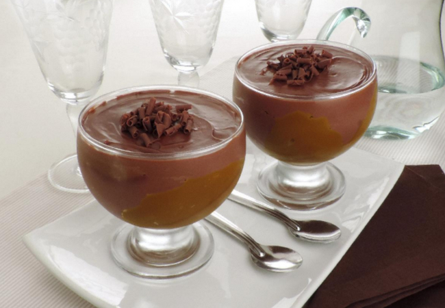 receita de mousse de chocolate com doce de leite