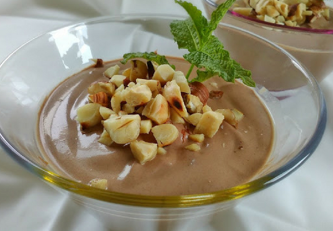 receita de mousse de chocolate com iogurte grego