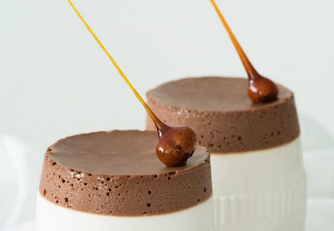 mousse de chocolate de nutella